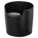 Espresso Knock Box Portable Coffee Grounds Grinds Waste Container Box Bin Black