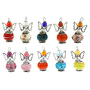 10x Handmade Angel Fairy Charms Pendants Acrylic Alloy Wedding Gift Decor