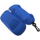 Blue Car Shape Eyeglasses Eye Glasses Sunglasses Case with Zipper R7I3