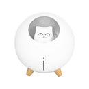 Aromatherapy Spray Desktop Air Humidifier Cute Pet Aroma Diffuser (White) A