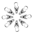 100 Pcs Stainless Steel Curtain Clips With Hook for Curtain Photos Home Decor