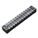 5 Pcs 600V 15A 12 Positions 12P Dual Rows Covered Barrier Screw Terminal Bl P1T3