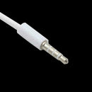 3.5mm AUX Audio Mic Splitter-Cable Earphone Headphone Adapter 1-Male To 2-F C5M1