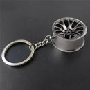 Wheel Rim Keychain Creative Auto Part Car Keyring Key Chain Ring Keyfob  FDB