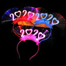 1PC 2020 Flashing Led Glasses Luminous Party Decorative New Year G 3C