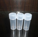 100pcs 1.57 x 0.59in Plastic Small Bottle Vial Storage Container Sample collect