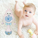 Musical Flashing Baby Rattles Hand Bells Rabbit Educational Toys (Pink) A