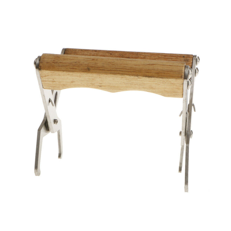 Bee  Frame Frame Stainless Steel Holder With Wooden Handle Capture Grip