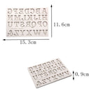 English Alphabets Letter Silicone Fondant Mold Chocolate Mould Cake Decor T â„–[