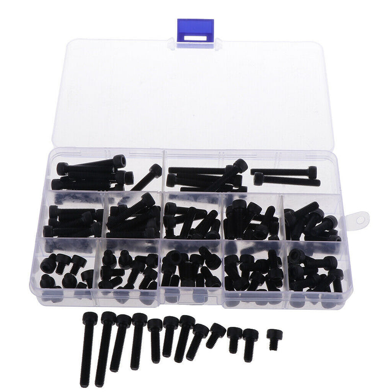 Black-force 12.9 Screw Alloy Level Hexagon Steel Plug Head Cap Screws M5 Series