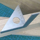 Woodworking Ruler Square Layout Miter Triangle Ruler 45Degree 90Degree Metric.