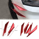 4 Pcs Universal Car Front Bumper Lip Splitter Trim Fin Body Spoiler Cana EVN