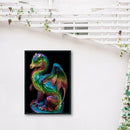5D DIY Full Drill Square Diamond Painting Colorful Dinosaur Embroidery Kit