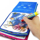 Baby Soft Fabric Magic Water Drawing Book Feather Doodle Pad Animal Useful USW