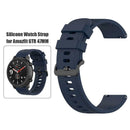 22mm Silicone Watchband Belt for Amazfit GTR 47mm/Pace/Stratos (Dark Blue)
