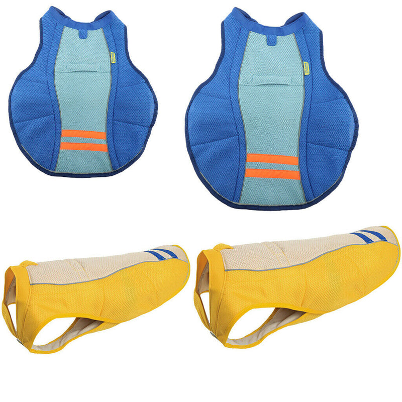 Pet Dog Puppy Cooling Vest Pet Evaporative Jacket for Pet Dog Cat Blue-XS