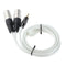 3.5mm Male Plug to Dual XLR Male Microphone Stereo Audio Converter Adapter