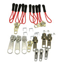 32 Pieces Mxied Universal Zipper Fix Zip Slider Rescue Instant Repair Kit