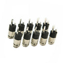 20Pcs 3.5mm Jack Stereo Socket to Jack Plug Audio Adapter Converter Newest Use