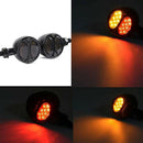 Motorcycle LED Black Brake Running Turn Signal Tail Light for Bobber Cafe