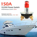 150 Amp 12V/24V Fixed Key Battery Isolator Cut Off Kill Switch Heavy Duty IP65