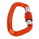 Alloy Outdoor Climbing Carabiner Clip Heavy Duty  Climbing Orange