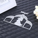 3pcs Bride Groom Wedding Cutting Dies Stencil Scrapbooking Card Embossing