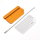5 Pcs Holiday Metal Travel Luggage Baggage Suitcase ID Tag Buckle Address L