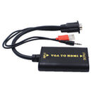 VGA Male To HDMI Output 1080P + Audio AV HDTV Video Cable Converter Adapter