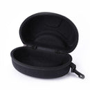 Zipper Hook EVA Shockproof Waterproof Ski Glasses Carrying Case Eyewear B