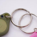 Mini LED Flashlight Keychain White Light Mini Torch Chain Key Portable Keyr W7D3