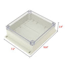 7.6 inch x7.4 inch x2.8 inch (192mmx188mmx70mm) ABS Junction Box Universal  X9V3