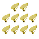10Pcs Brooch Pin Back Base 20mm Round Cabochon Setting Tray with Safety Pins