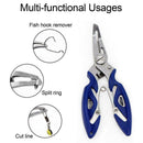 188 pcs Fishing Accessories Kit Lure Pliers Jig Hooks with Tackle Box B2W5