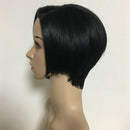 10 Inch Synthetic Short Straight Hair Wigs For Women Black Wig Short Bob Wi