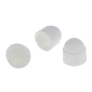 10 Pcs M12 18x23mm White Dome Bolt Nut Protection Cap Cover for Hexagon Screw