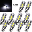 10 X White T10 10SMD 5630 LED Bulbs Projector W5W 168 Wide Reading Bulbs FT
