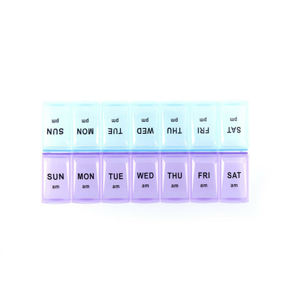 Weekly 7 Day Tablet Pill Box Holder Medicine Storage Organizer Case Container TO
