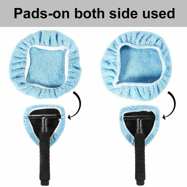 1 Pieces Car Windshield Window Home Glass Retractable Microfibre Clean Brush