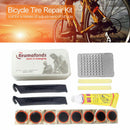 Protable Bike Flat Tire Tyre Repair Tool Set Rubber Patch Glue Lever Fix Kits