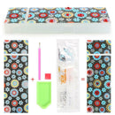 DIY Mandala Special Shaped Diamond Painting 2 Grids Pencil Case Storage Box