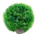 Fish Tank Green Plastic Artificial Grass Ball Plant 5.1" Height