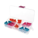 18Pcs Knitting Needles Point Stoppers Plastic  Tip Cover Knitting Tool
