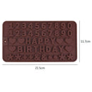 Silicone Number Cake Mold DIY Fondant Chocolate Cookie Decor Ice Mould