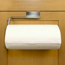 Nailless Over the Cabinet Door Stainless Steel Paper Towel Roll Holder