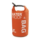 Waterproof Dry Bag Sack Pouch Kayaking Camping Rafting Floating 2L Orange