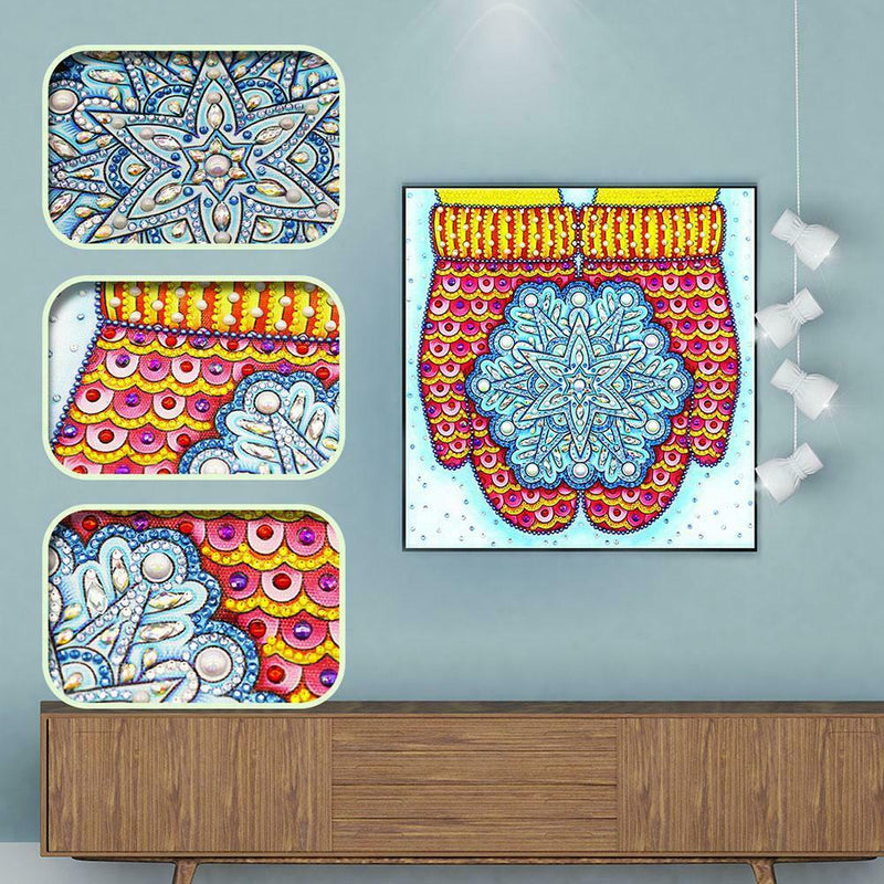 5D DIY Special Shaped Diamond Painting Snowflake Cross Stitch Mosaic Kits
