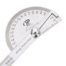 Stainless Steel 180 Degree Protractor Finder Ruler Rotary Measuring Angle Gauge