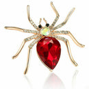 Fashion Alloy Spider Crystal Brooch for Women's Dresses or Womens Clothing H3N3