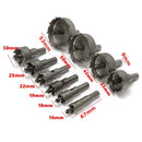 10 Pack Carbide Tip Drill Bits 16-53mm TCT Saw Cutter Tool For Steel Metal Alloy